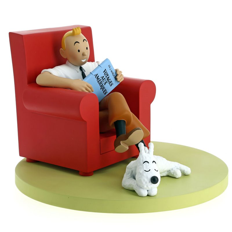 RESINE - LES ICONES - TINTIN FAUTEUIL