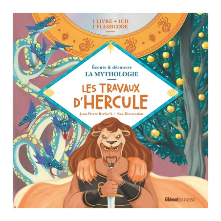 LIVRE CD LA MYTHOLOGIE - LES TRAVAUX D'HERCULE