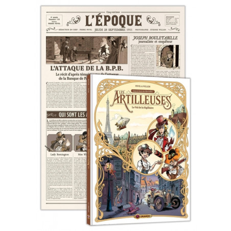 LES ARTILLEUSES - VOLUME 01/3 + GAZETTE PARIS DES MERVEILLES