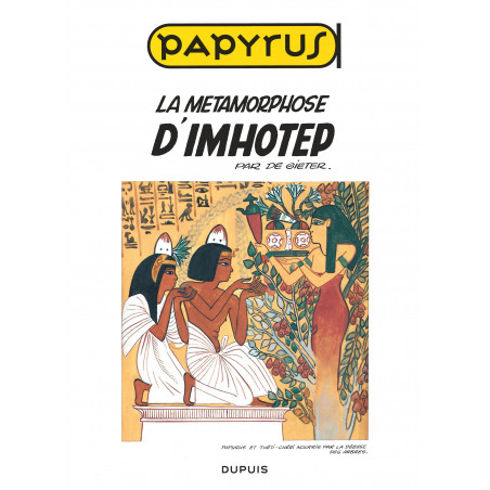 PAPYRUS - TOME 8 - LA MÉTAMORPHOSE D'IMHOTEP