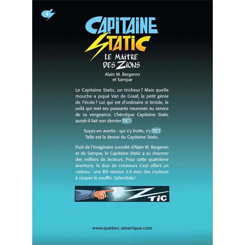CAPITAINE STATIC - 4 - LE MAÎTRE DES ZIONS