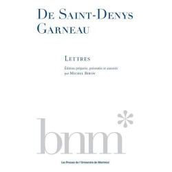 DE SAINT-DENYS GARNEAU :...