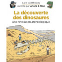FIL DE L'HISTOIRE (RACONTÉ PAR ARIANE & NINO) (LE) - LA DÉCOUVERTE DES DINOSAURES (UNE RÉVOLUTION ARCHÉOLOGIQUE)