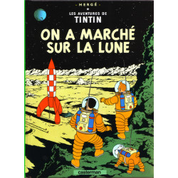 TINTIN (PETIT FORMAT) - 17 - ON A MARCHÉ SUR LA LUNE