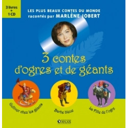 3 CONTES D'OGRES ET DE GÉANTS - GULLIVER CHEZ LES GÉANTS, BARBE BLEUE, LA FILLE DE L'OGRE